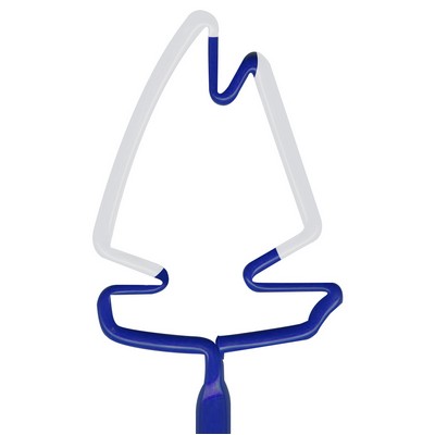Sailboat Multi-Color Inkbend Xtra, Bent Pen
